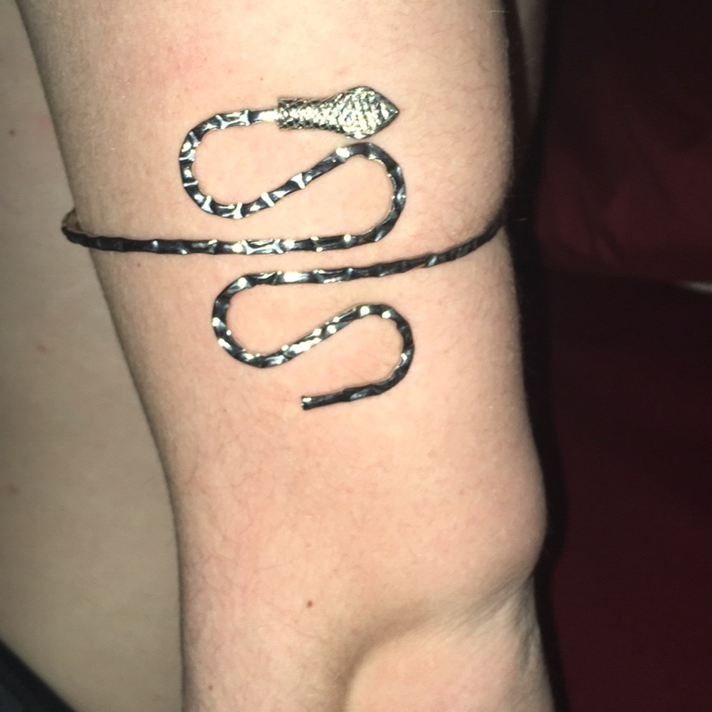 Snake arm bracelet